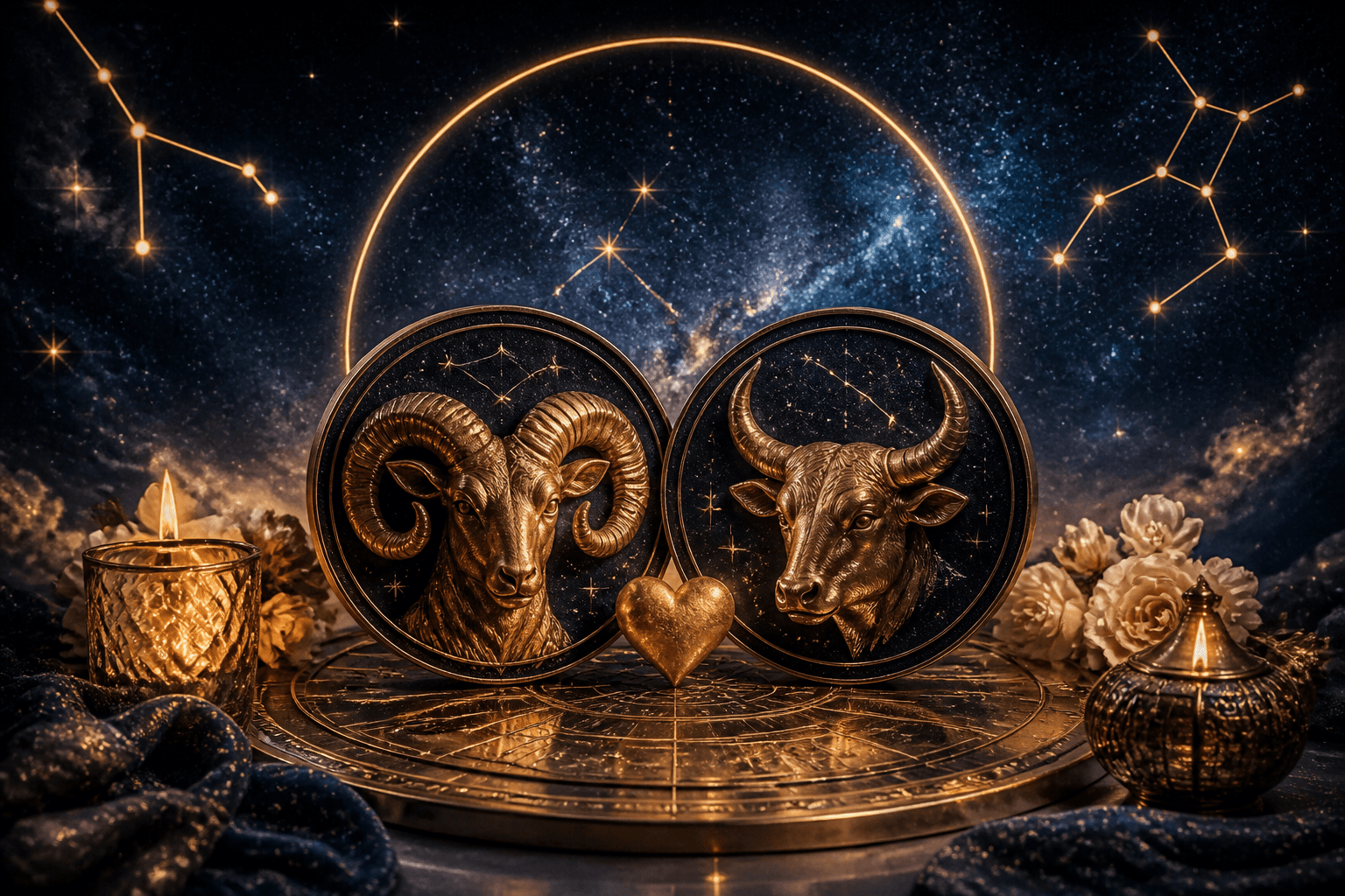 Aries Woman and Taurus Man Compatibility